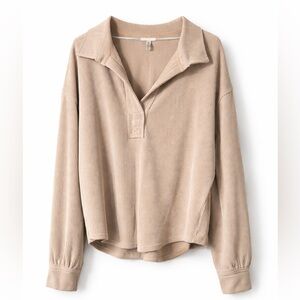 Simply Southern  Beige Ribbed Sweater